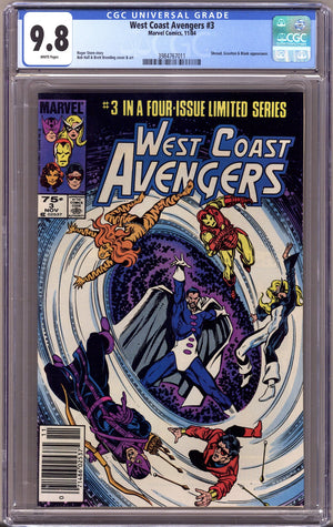 West Coast Avengers Vol 1 3 CGC 9.8 (NM/M)   (1984)   Newsstand