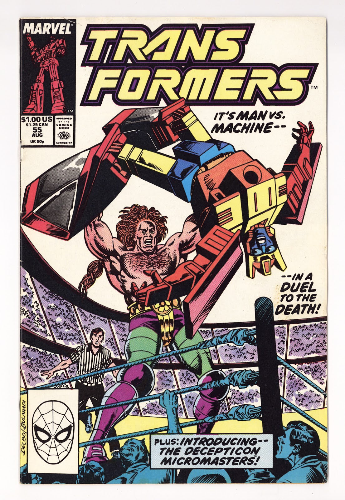 The Transformers Vol 1 55  Low Grade   (1989)     