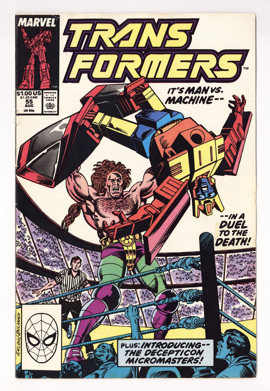 The Transformers Vol 1 55  Low Grade   (1989)     
