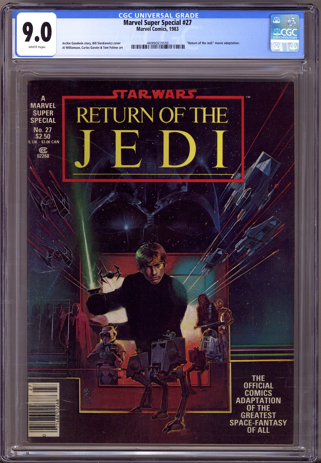 Marvel Super Special Vol 1 27 CGC 9.0 (VF/NM) Return of the Jedi  (1983)     