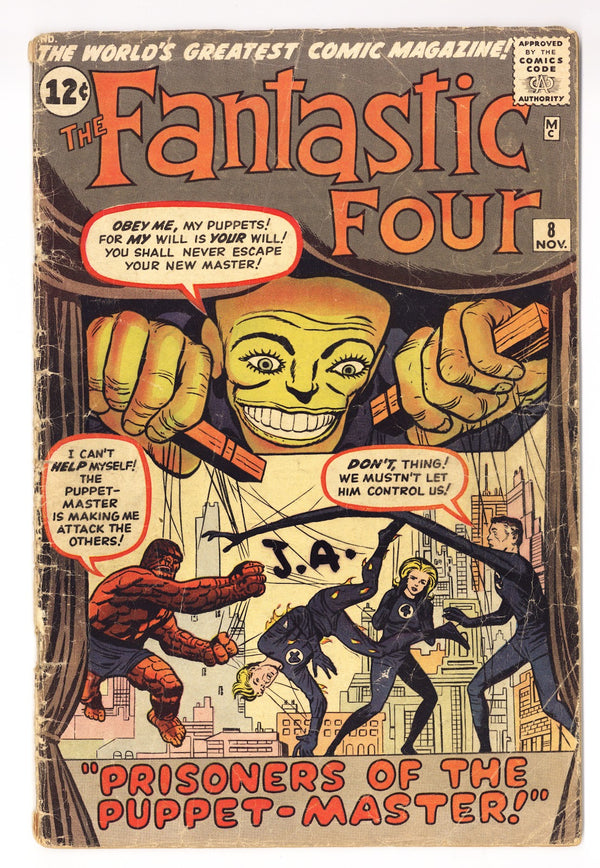 Fantastic Four Vol 1 8 GD+ (2.5) (1962)