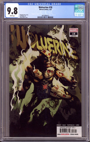 Wolverine Vol 7 18 (360) CGC 9.8 (NM/M) (2022)