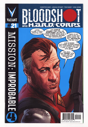 Bloodshot and H.A.R.D.Corps Vol 3 21  High Grade   (2014)   Cover A - Lewis LaRosa