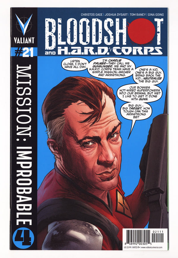 Bloodshot and H.A.R.D.Corps Vol 3 21  High Grade   (2014)   Cover A - Lewis LaRosa