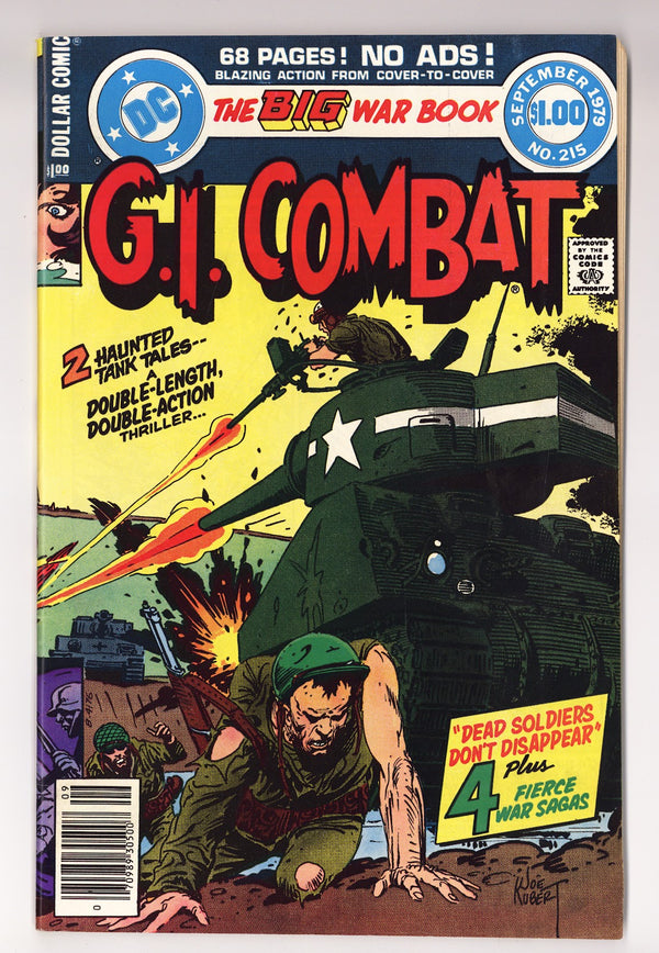 G.I. Combat Vol 1 215  Mid Grade   (1979)