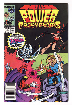 Power Pachyderms Vol 1 1  Mid Grade   (1989)   Newsstand