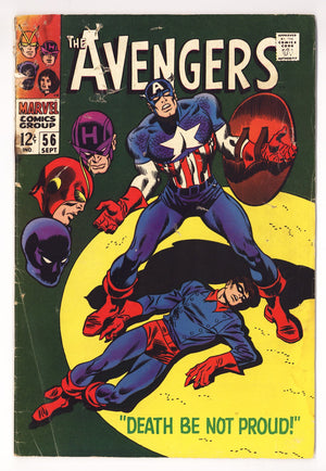 The Avengers Vol 1 56 GD+ (2.5) (1968)