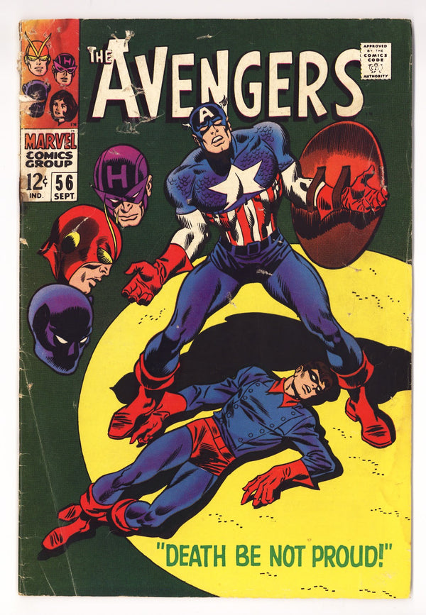 The Avengers Vol 1 56 GD+ (2.5) (1968)