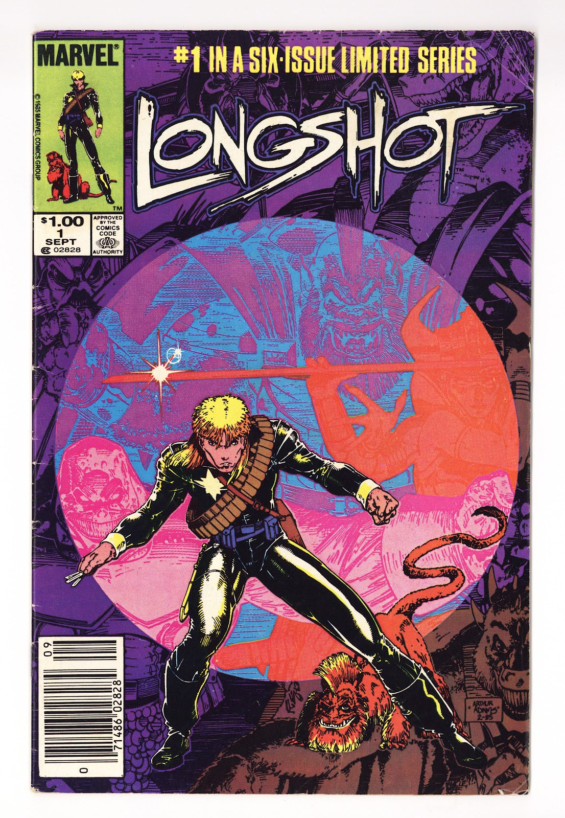 Longshot Vol 1 1  VG (4.0)   (1985)   Canadian Price Variant  