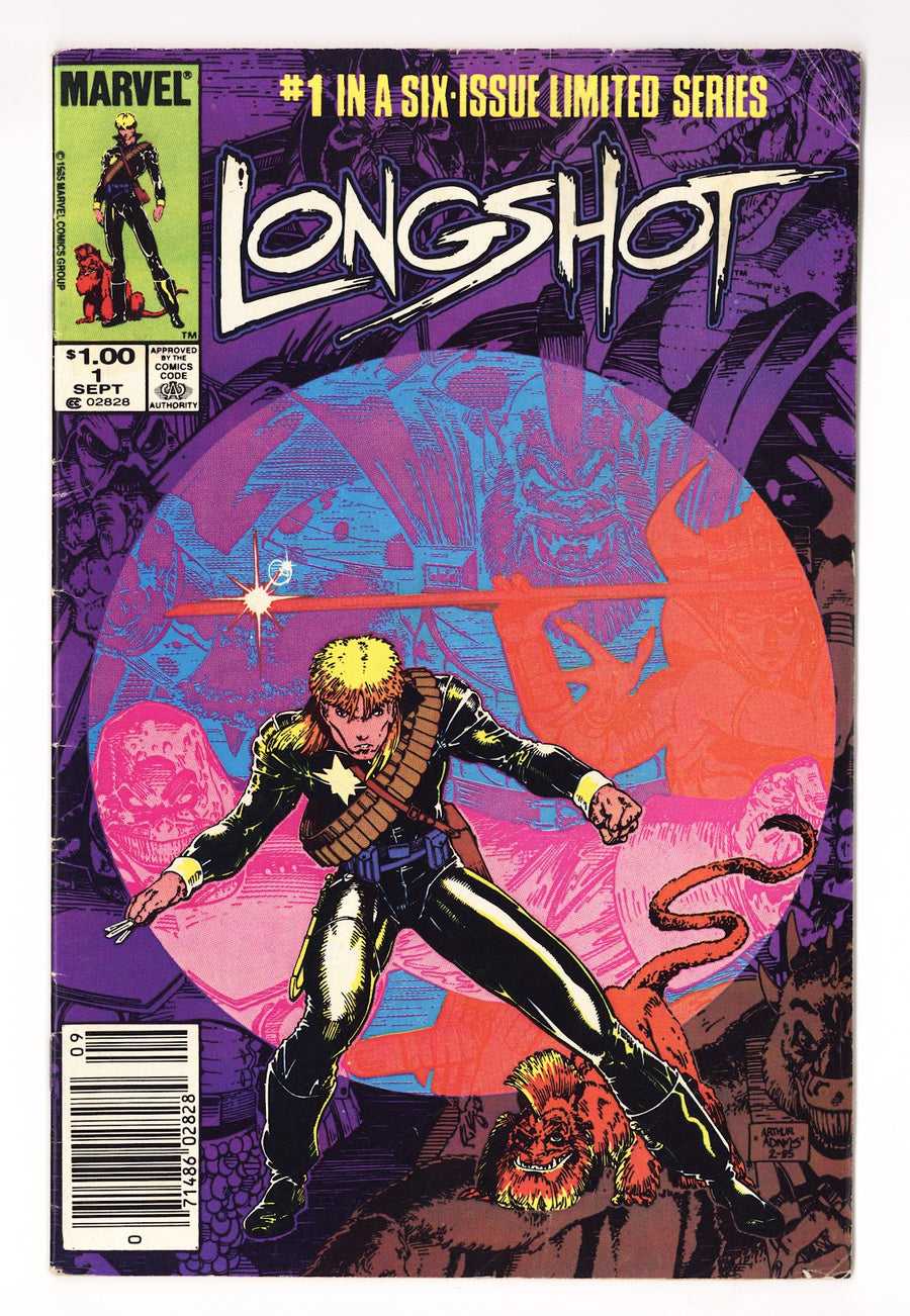 Longshot Vol 1 1  VG (4.0)   (1985)   Canadian Price Variant  