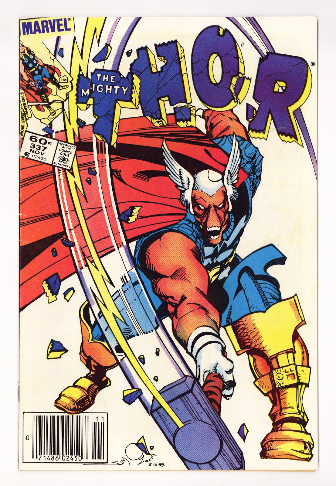 Thor Vol 1 337 FN (6.0) (1983) Newsstand 