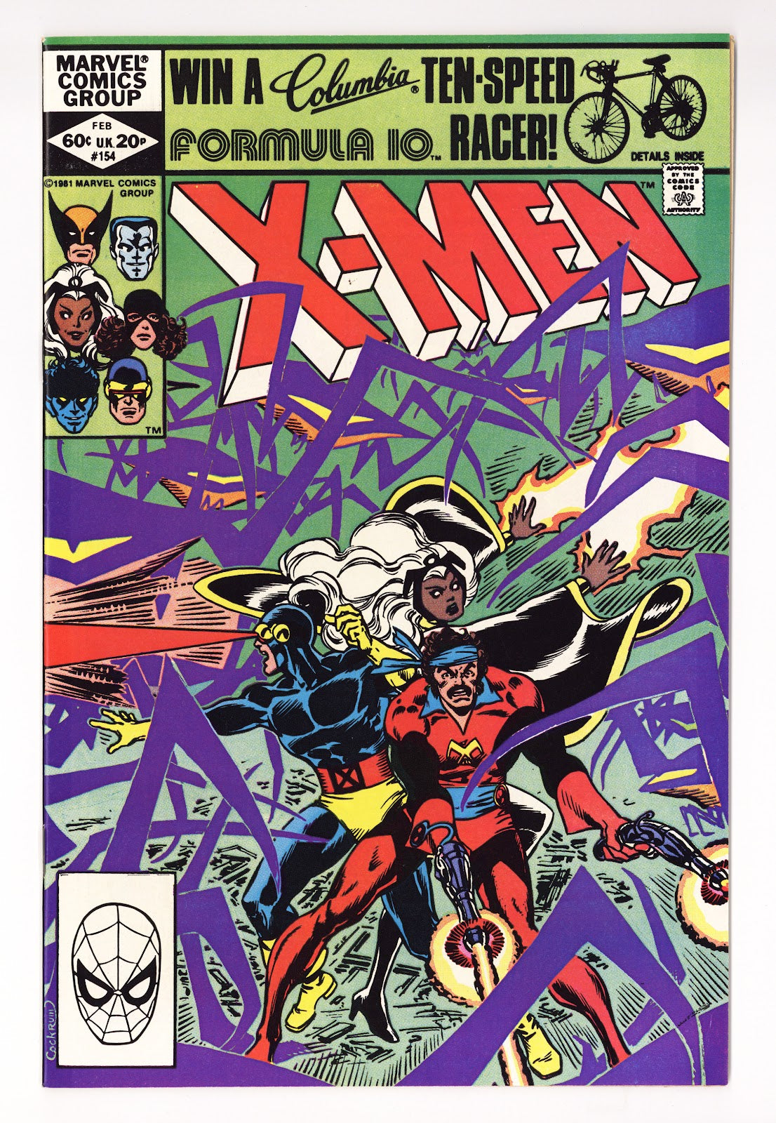 The Uncanny X-Men Vol 1 154  VF+ (8.5)   (1982)     