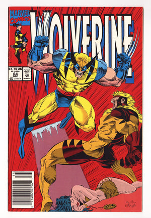 Wolverine Vol 2 64  High Grade   (1992)   Newsstand