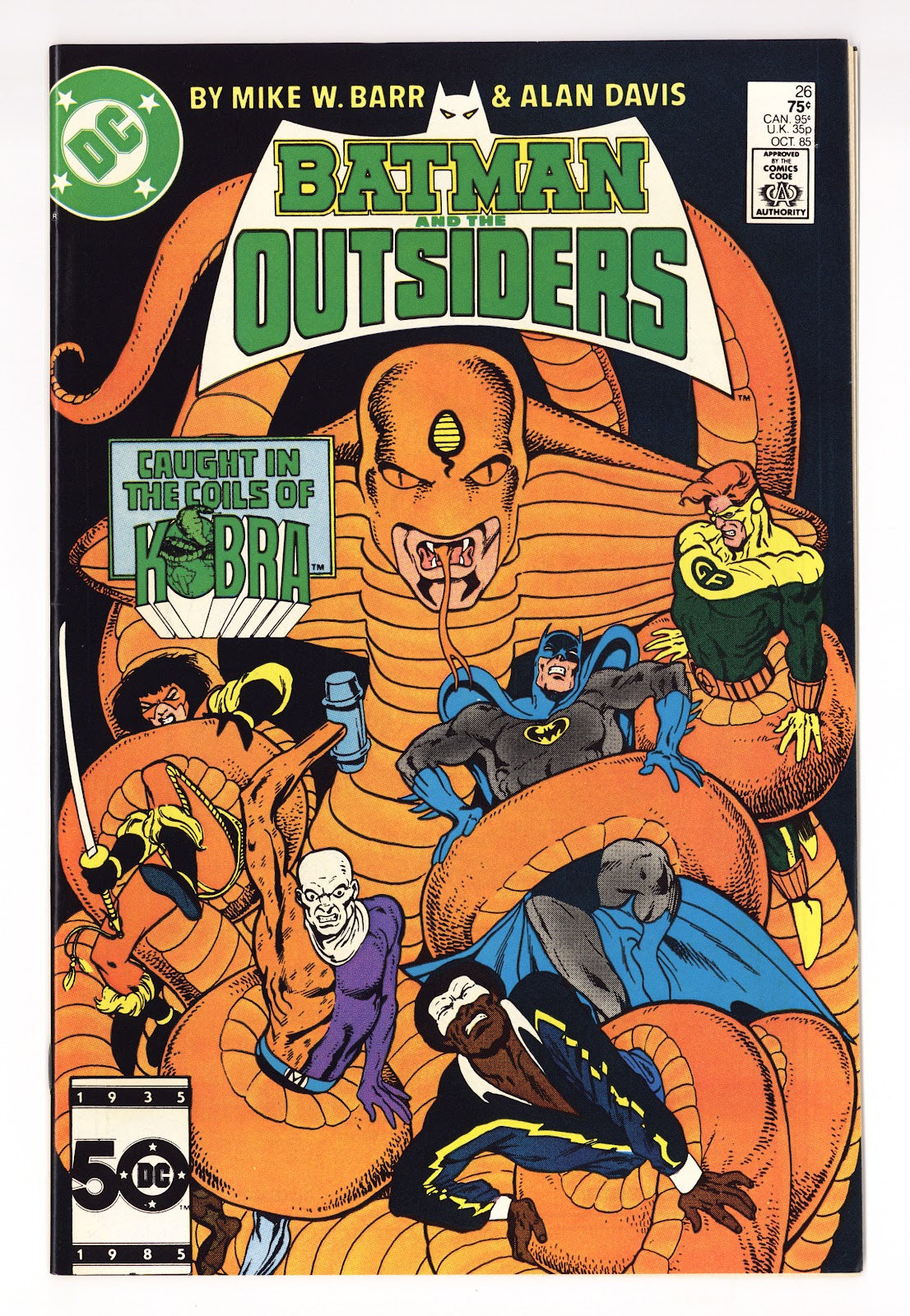Batman and the Outsiders Vol 1 26  High Grade   (1985)   Direct  