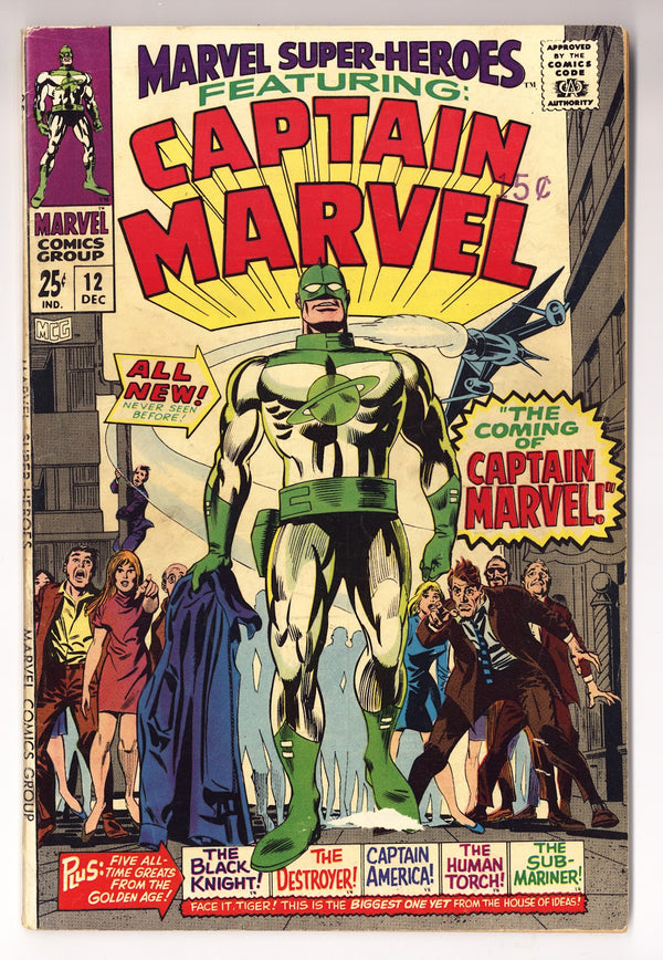 Marvel Super-Heroes Vol 1 12  VG/FN (5.0)   (1967)