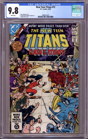 The New Teen Titans Vol 1 12 CGC 9.8 (NM/M) (1981)