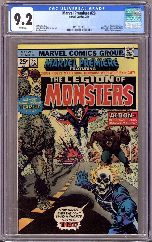 Marvel Premiere 28 CGC 9.2 (NM-) (1976)