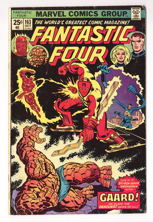 Fantastic Four Vol 1 163 Very Low Grade (1975)