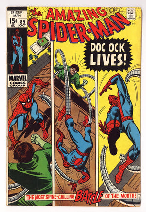 The Amazing Spider-Man Vol 1 89 VG+ (4.5) (1970)