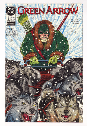 Green Arrow Vol 2 8  High Grade   (1988)