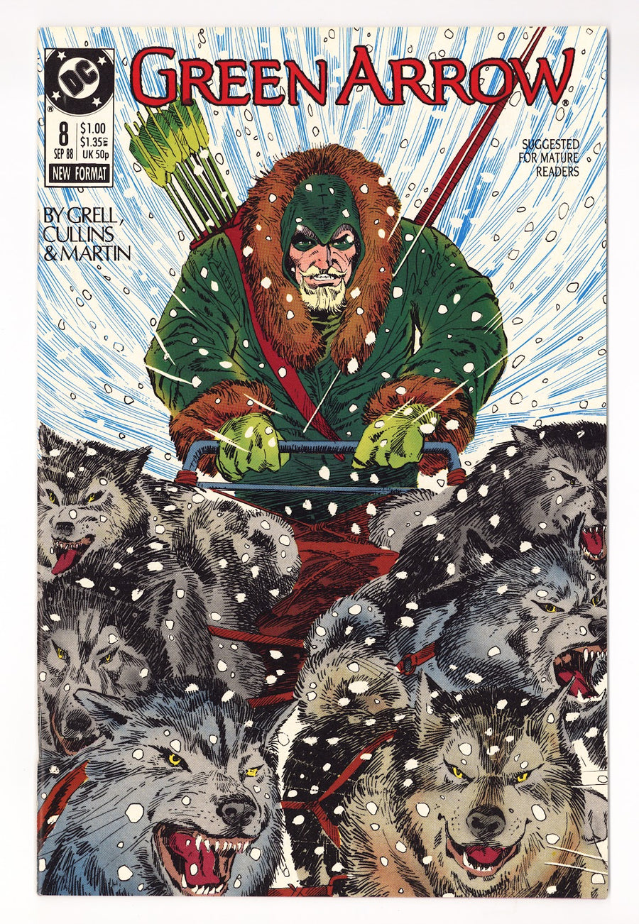 Green Arrow Vol 2 8  High Grade   (1988)