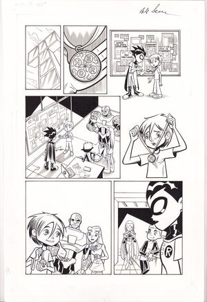Teen Titans Go! 52 Pg. 19 Original Art by Alexander Serra (2008)