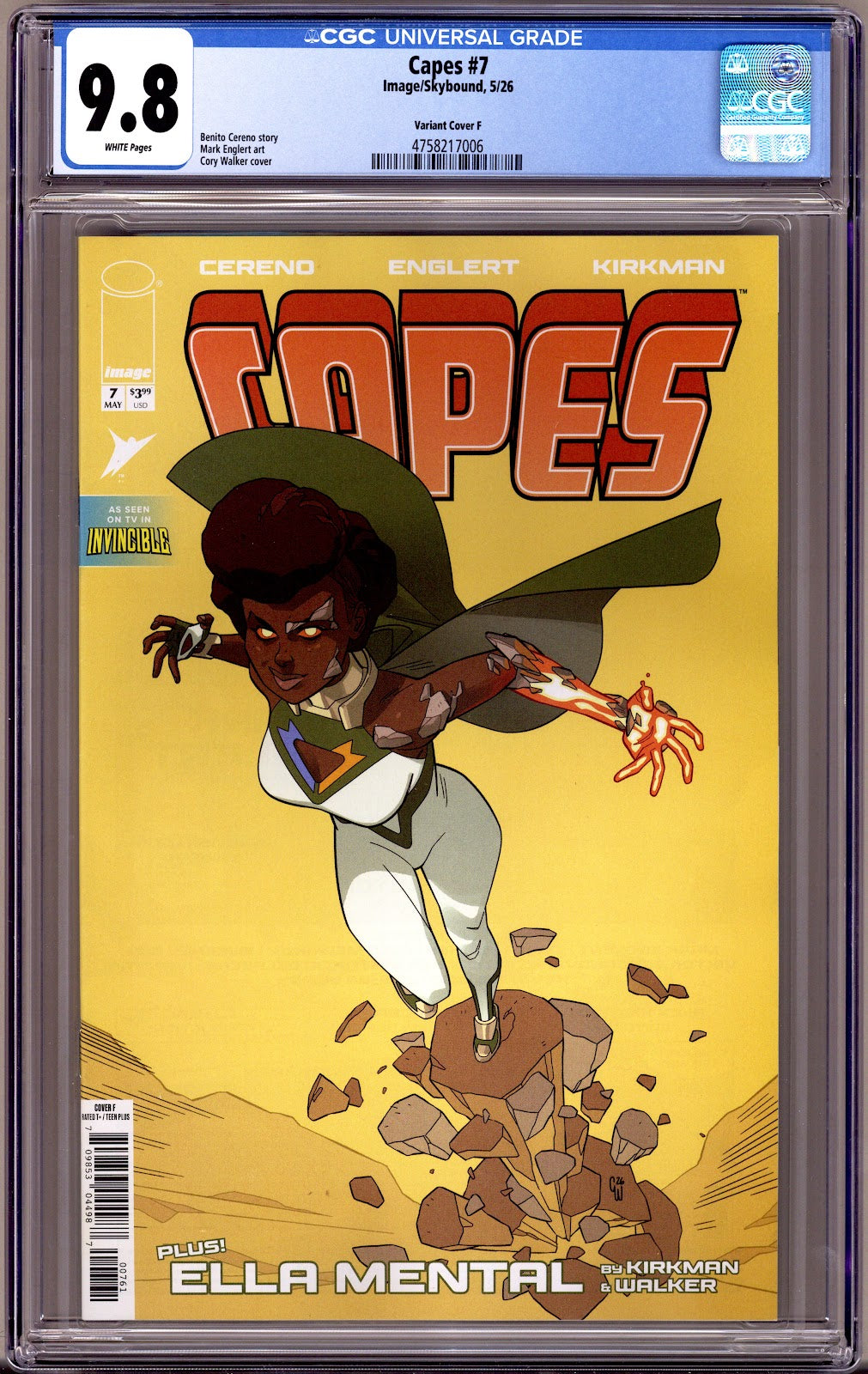 Capes Vol 2 7 CGC 9.8 (NM/M)   (2026) Walker   Variant  