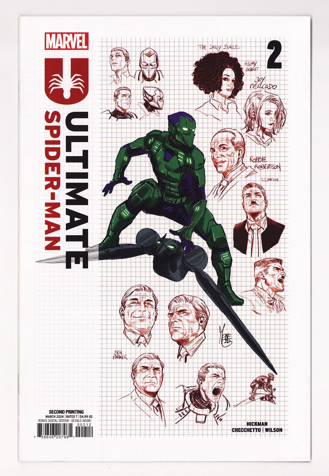 Ultimate Spider-Man Vol 2 2 High Grade (2024) Checchetto Design 2nd Print 