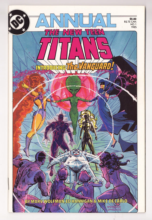 The New Teen Titans Annual Vol 2 1 High Grade (1985)