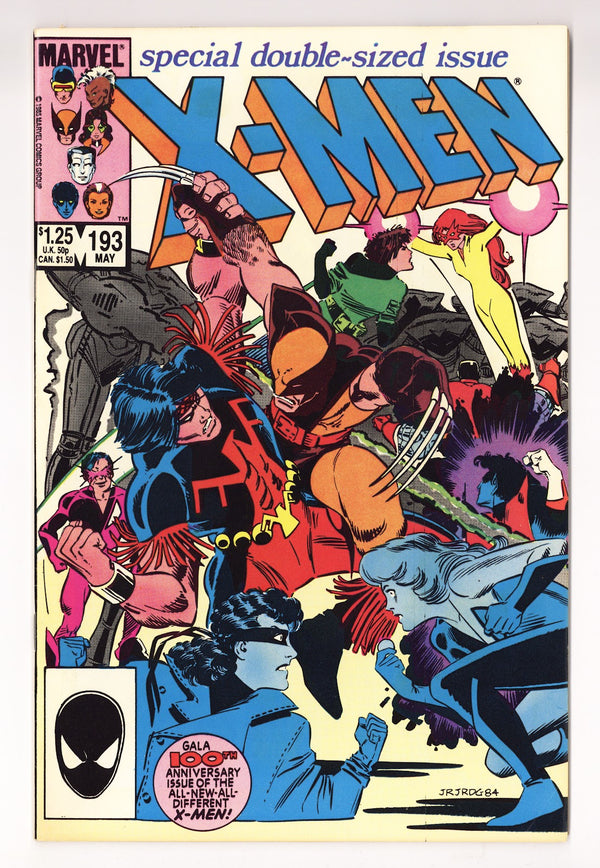 The Uncanny X-Men Vol 1 193  Mid Grade   (1985)