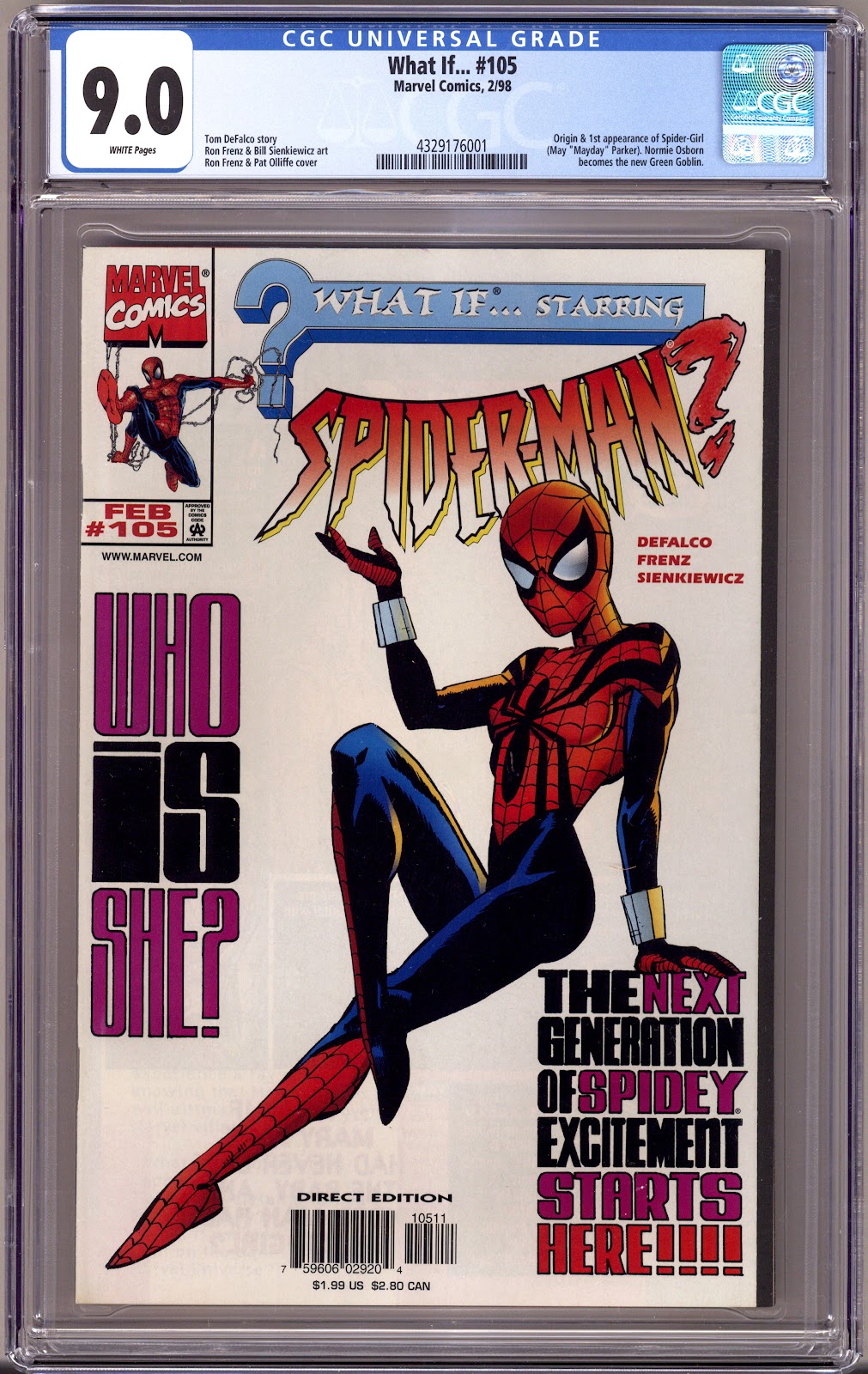 What If...? Vol 2 105 CGC 9.0 (VF/NM) (1998) 