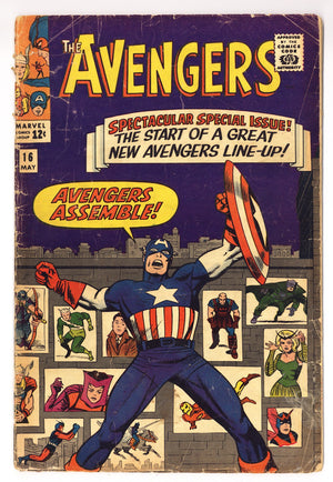 The Avengers Vol 1 16 GD (2.0) (1965)