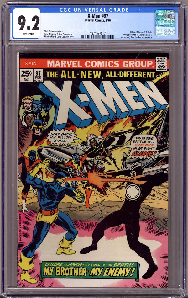 The X-Men Vol 1 97 CGC 9.2 (NM-) (1976)