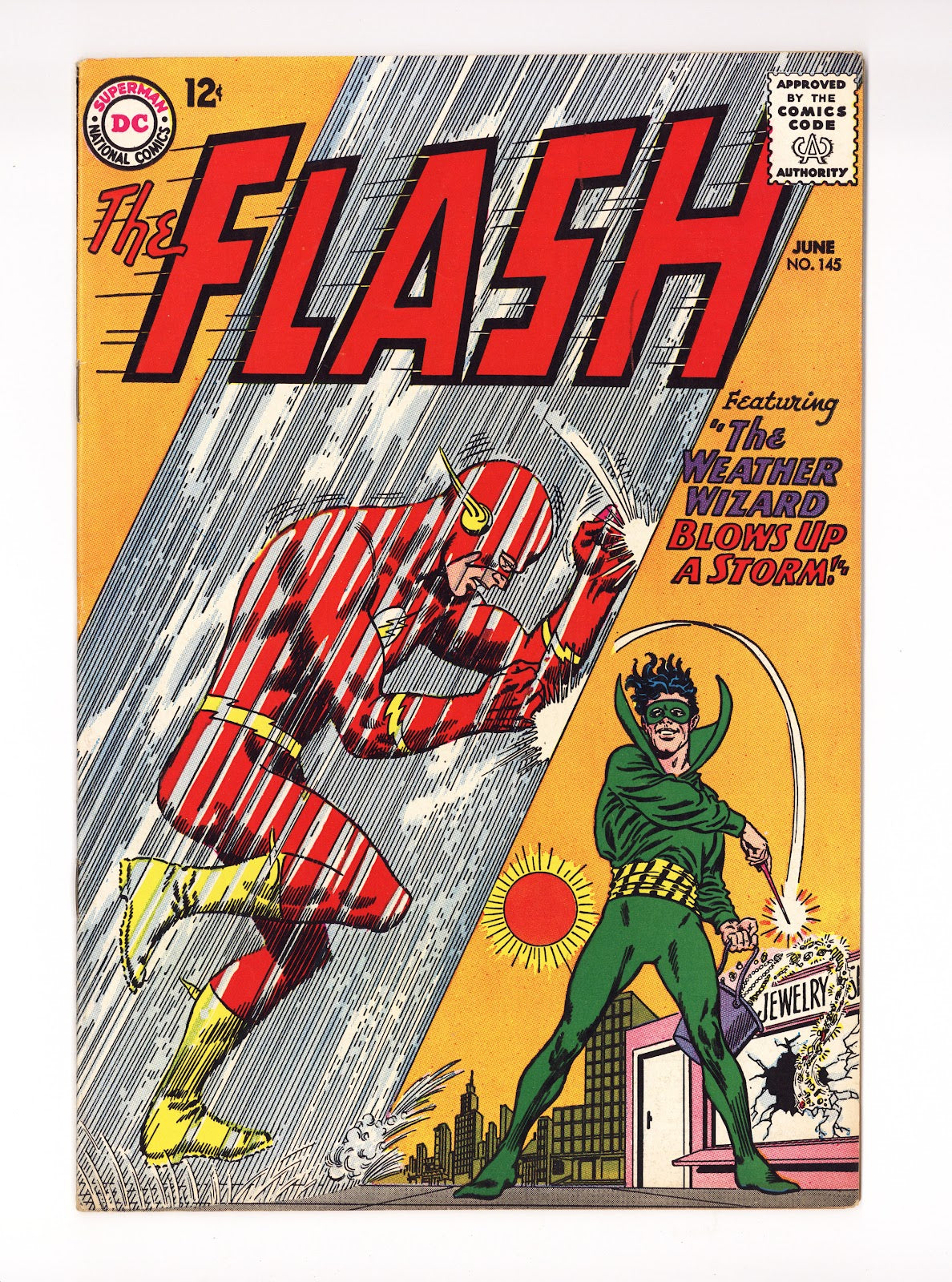 The Flash Vol 1 145  FN/VF (7.0)   (1964)     
