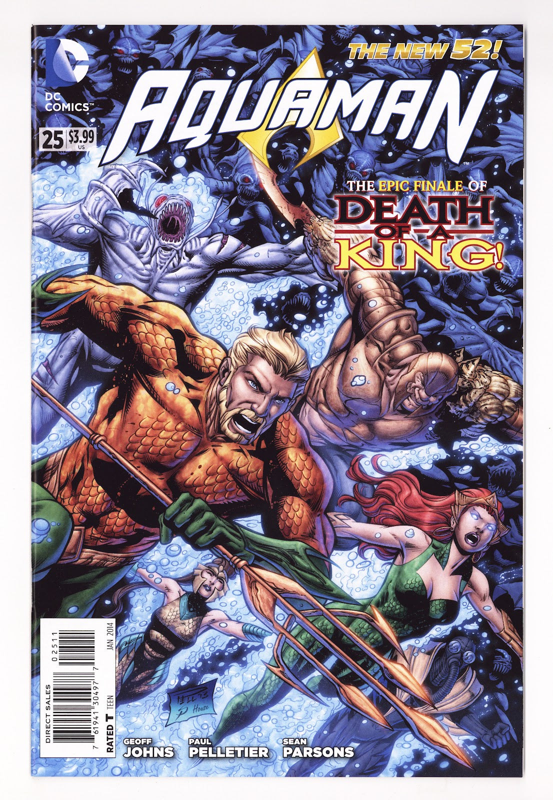 Aquaman Vol 7 25 High Grade (2014) 