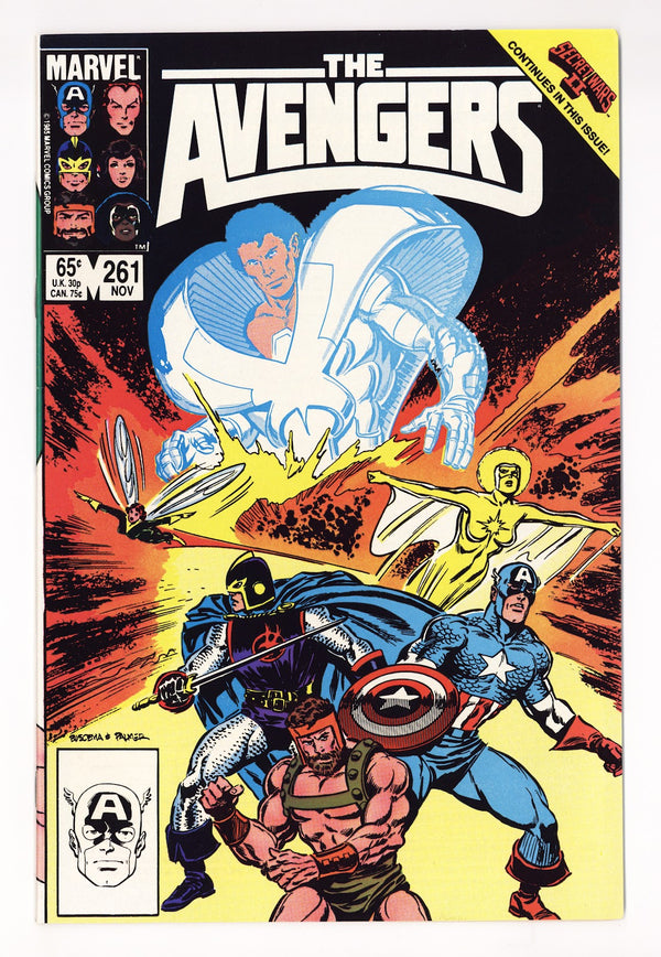 The Avengers Vol 1 261 High Grade (1985)