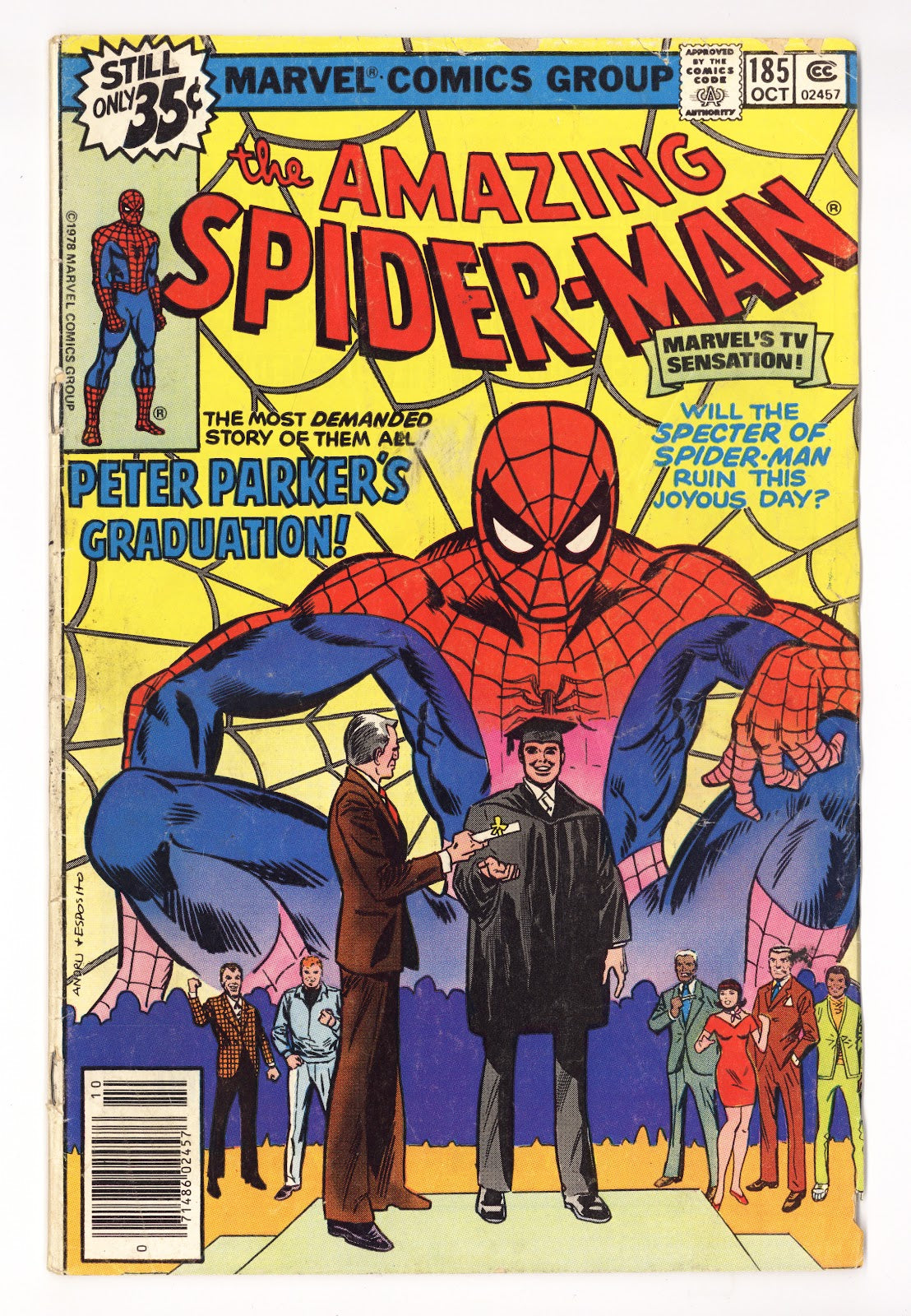 The Amazing Spider-Man Vol 1 185 GD/VG (3.0) (1978)  