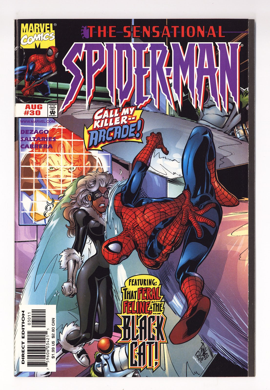 The Sensational Spider-Man Vol 1 30 High Grade (1998) Direct Edition 