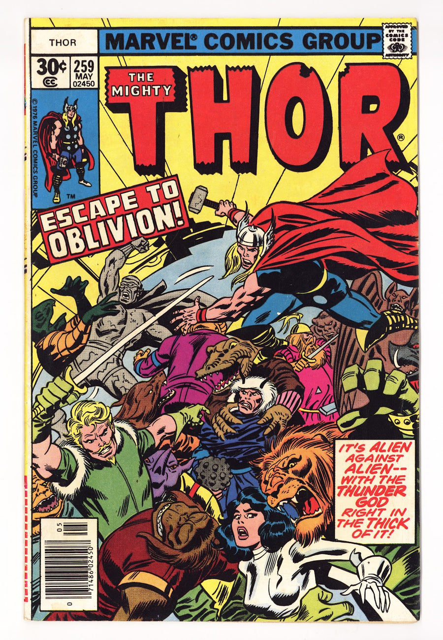 Thor Vol 1 259 Mid Grade (1977) Newsstand 