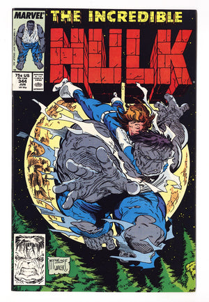 The Incredible Hulk Vol 1 344 VF/NM (9.0) (1988)