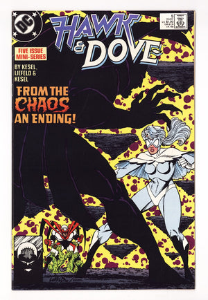 Hawk and Dove Vol 3 5 High Grade   (1989)   Direct