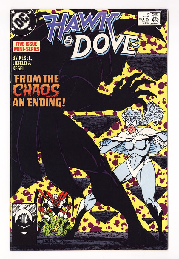 Hawk and Dove Vol 3 5 High Grade   (1989)   Direct