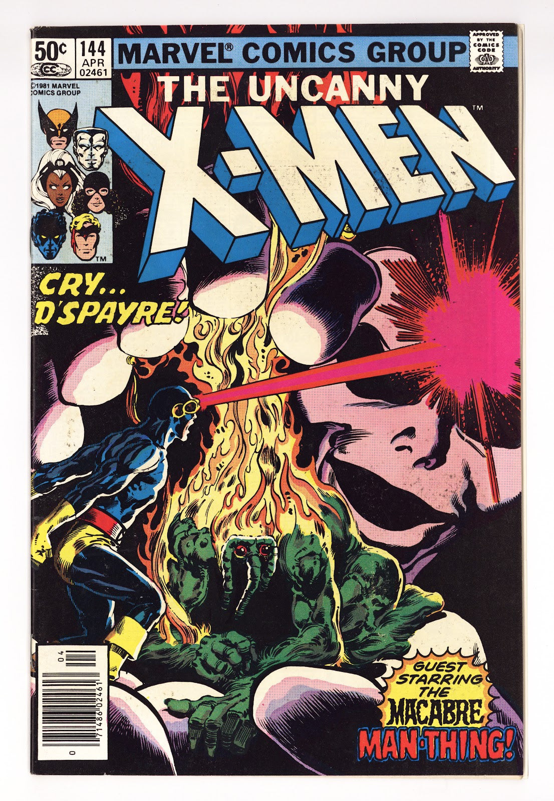 The Uncanny X-Men Vol 1 144  FN+ (6.5)   (1981)   Newsstand  