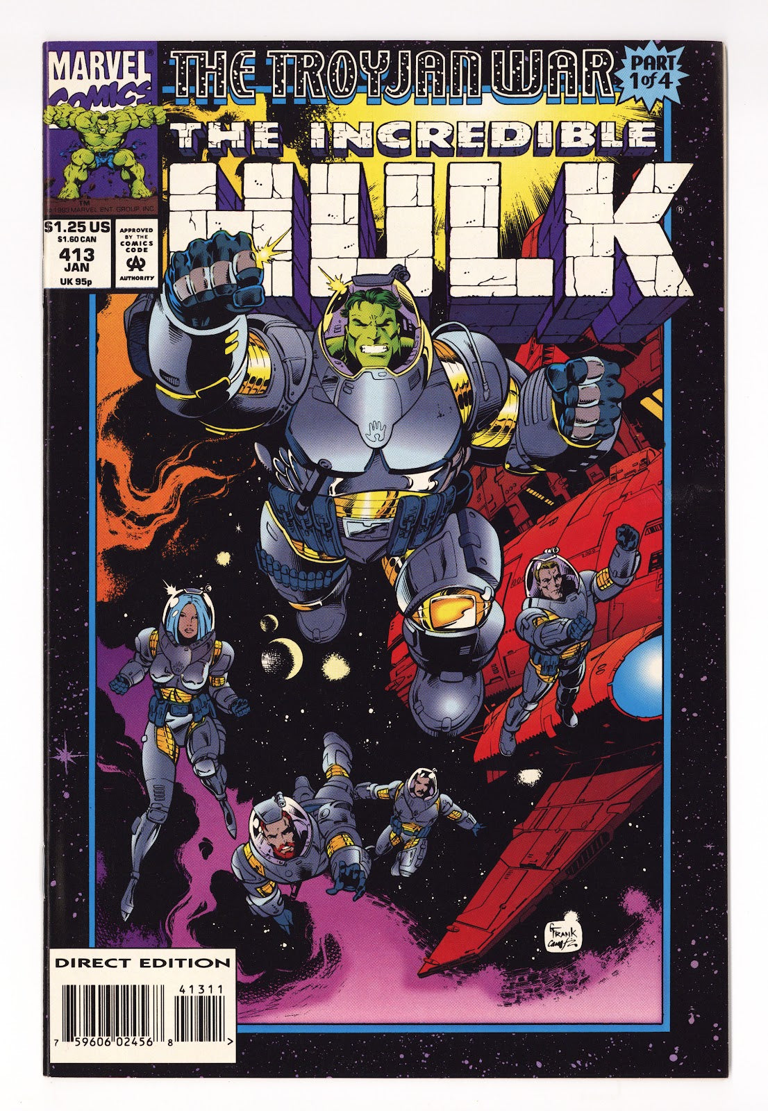 The Incredible Hulk Vol 1 413  High Grade   (1994)     