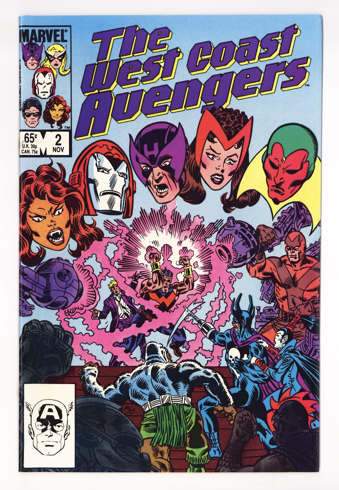 West Coast Avengers Vol 2 2 High Grade (1985) Direct 