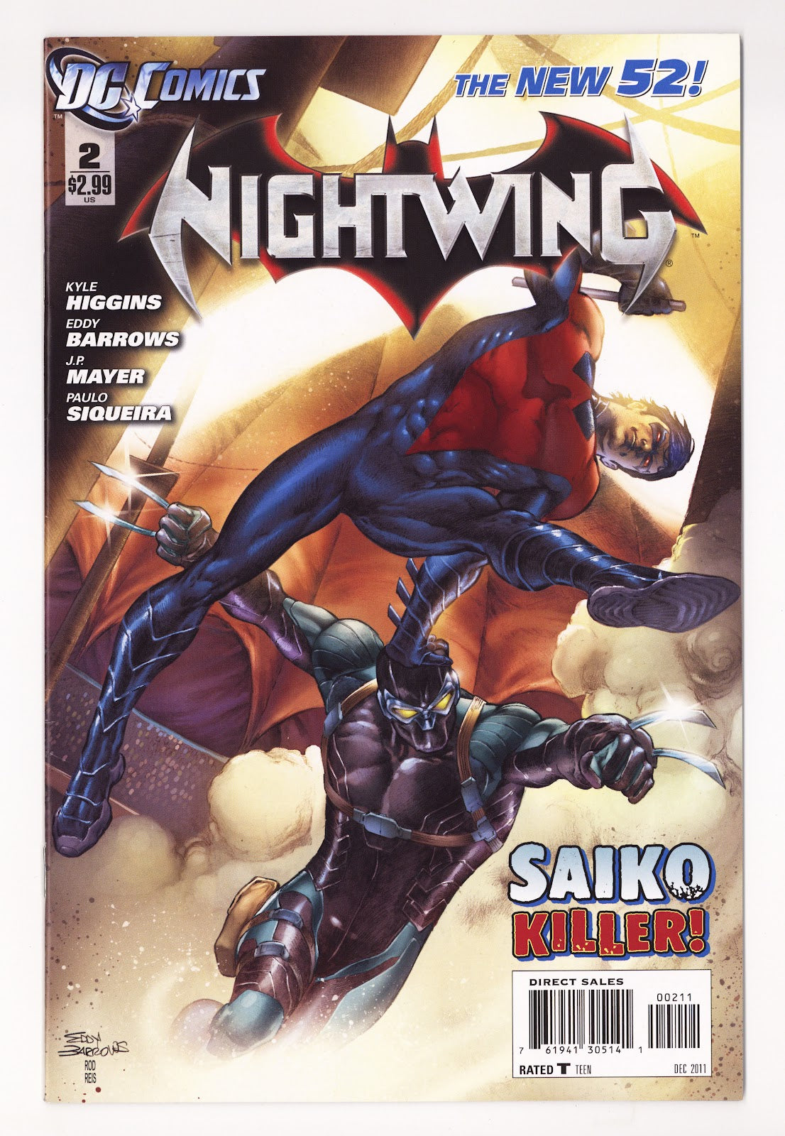 Nightwing Vol 3 2  Mid Grade   (2011)