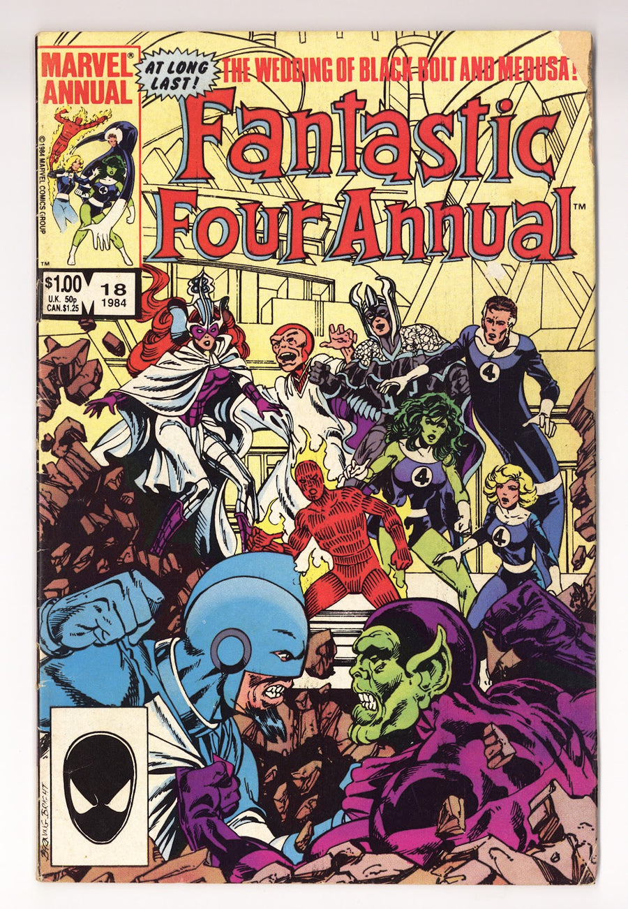 Fantastic Four Annual Vol 1 18  Low Grade   (1984)