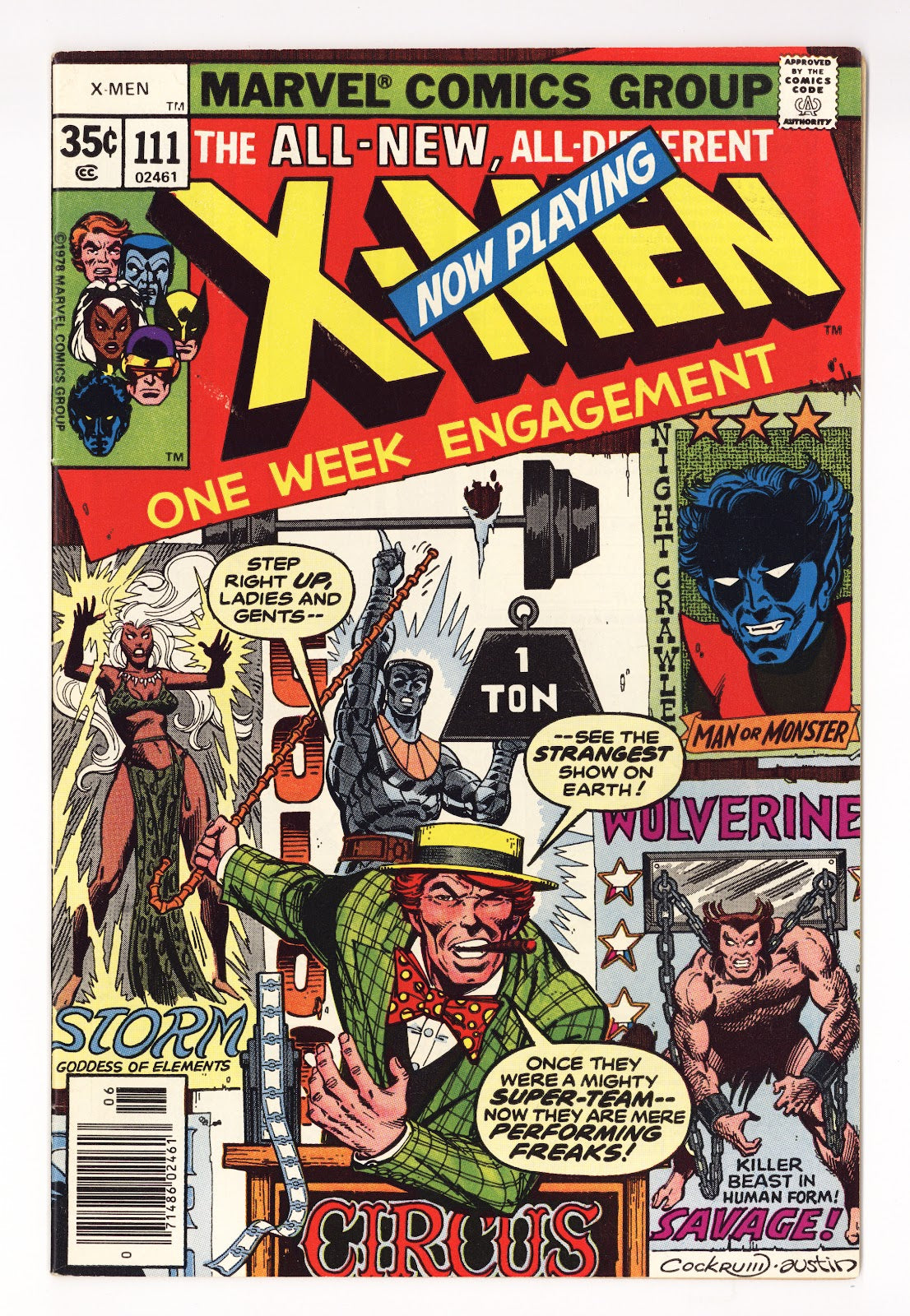 The X-Men Vol 1 111 FN/VF (7.0) (1978) 