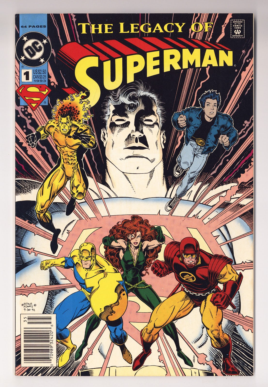 Superman: The Legacy of Superman   1  High Grade   (1993)   Newsstand  