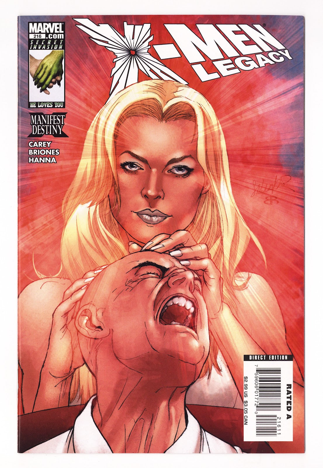 X-Men: Legacy Vol 1 216 High Grade (2008) 
